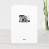 AWASH IN LIGHT Black - Blue Chow Dog Art Card サンキューカード (裏面)