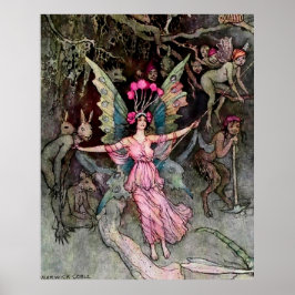 “Away Down Under” by Warwick Goble ポスター