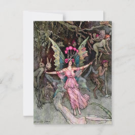 “Away Down Under” by Warwick Goble ポストカード