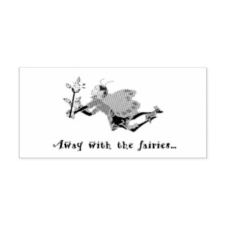 Away With the Fairies Rubber Stamp  ラバースタンプ