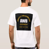 AWB Tシャツ (裏面)