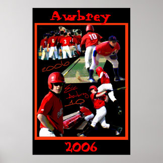 Awbrey Freshman Baseballポスター ポスター