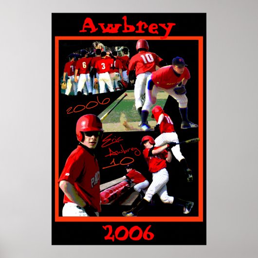 Awbrey Freshman Baseballポスター ポスター (正面)