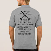 AWCC – オールウエストポートクロケクラブポロシャツ ポロシャツ (裏面)