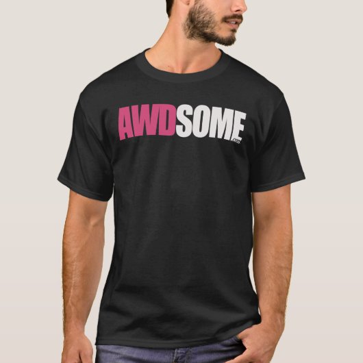 awdsome黒 tシャツ (正面)