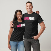 awdsome黒 tシャツ (ユニセックス)