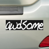 awdsome バンパーステッカー (車上)