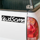 awdsome バンパーステッカー (トラック上)