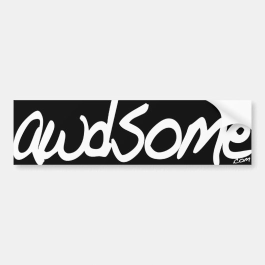 awdsome バンパーステッカー (正面)