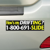 awdsome バンパーステッカー (車上)