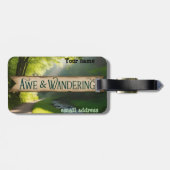 AweとWandingカスタマイズ可能な荷物タグ ラゲッジタグ (裏面横)