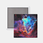 Awe-インスパイアs Color Composite Star Nebula マグネット (正面/裏面)