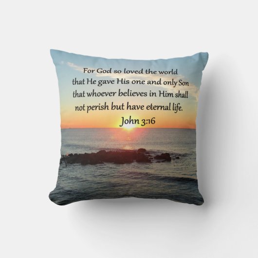 AWE-インスパイアs JOHN 3:16 SUNRISE クッション (正面)