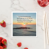 AWE-インスパイアs JOHN 3:16 SUNRISE スタンダードカクテルナプキン (インサイチュ)