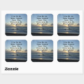 AWE-インスパイアs PHILIPPIANS 4:13聖なる書物、 経典 スクエアシール (シート)