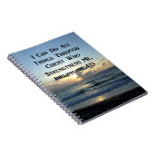 AWE-インスパイアs PHILIPPIANS 4:13聖なる書物、 経典 ノートブック (右側)