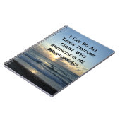 AWE-インスパイアs PHILIPPIANS 4:13聖なる書物、 経典 ノートブック (左側)