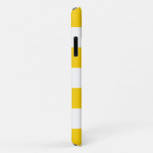 Aweigh白く青及び黄色のいかり Case-Mate iPhoneケース (裏面/右)