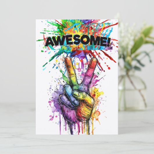 AWESOME  招待状 (スタンド正面)