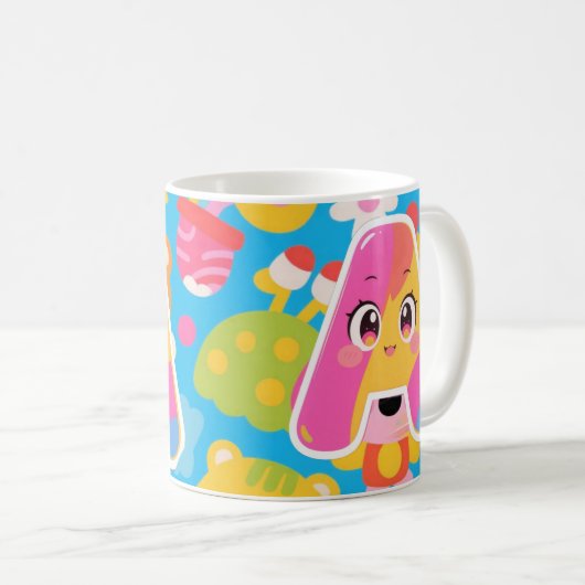 Awesome A Buddy Mug コーヒーマグカップ (正面右)