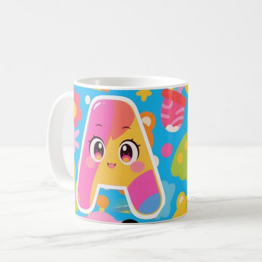 Awesome A Buddy Mug コーヒーマグカップ (正面左)
