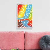 Awesome abstract art by RRW 2026 キャンバスプリント (インサイチュ (リビング))