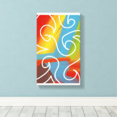 Awesome abstract art by RRW 2026 キャンバスプリント (インサイチュ (ウッドフロア))