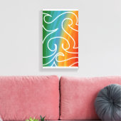Awesome abstract art by RRW 2026 #2 キャンバスプリント (インサイチュ (リビング))