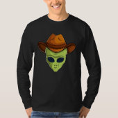 Awesome Alien Head Style Hat Humans Aren t Real Cu Tシャツ (正面)