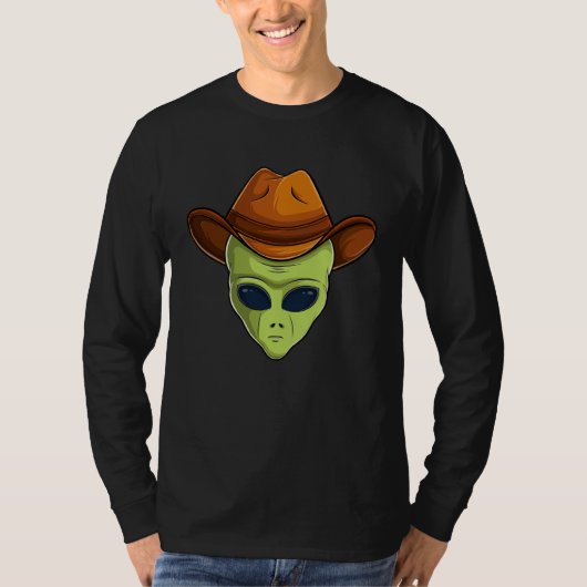 Awesome Alien Head Style Hat Humans Aren t Real Cu Tシャツ (正面)