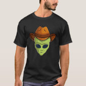 Awesome Alien Head Style Hat Humans Aren t Real Cu Tシャツ (正面)
