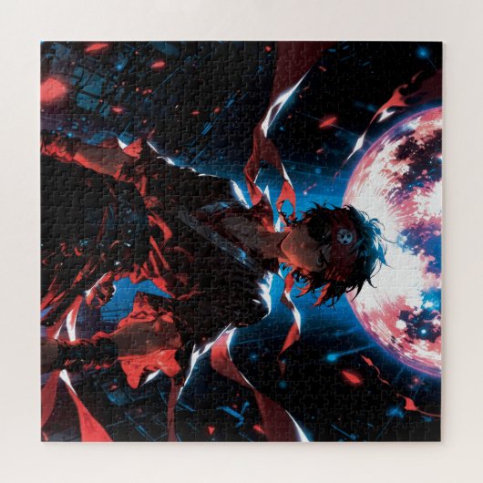 Awesome anime character ジグソーパズル (横)