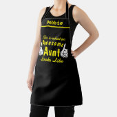 Awesome Aunt Apron - Custom Name Personalized Gift エプロン (インサイチュ)