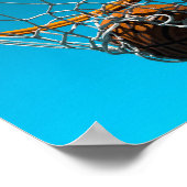 Awesome Basketball Design ポスター (角)