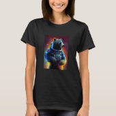 Awesome Bear Astronaut Cosmonaut Astronomy Bear Tシャツ (正面)