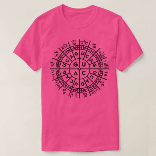 Awesome Biology Shirt Genetic Code Sun Science Bio Tシャツ (デザイン正面)