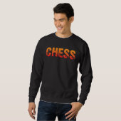 Awesome Board Game Tees  Chess スウェットシャツ (正面フル)