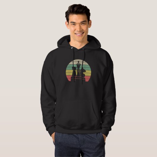 Awesome Board Game Tees  Chess Player パーカ (正面フル)