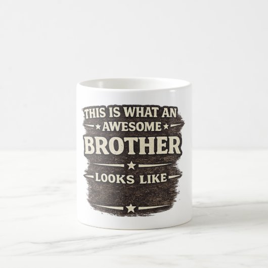 Awesome Brother Looks Like – Funny Quote Design コーヒーマグカップ (中央)