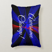 Awesome Champ Geometric Accent Pillow アクセントクッション (正面(垂直))