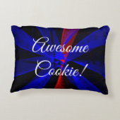 Awesome Cookie Geometric Accent Pillow アクセントクッション (裏面)