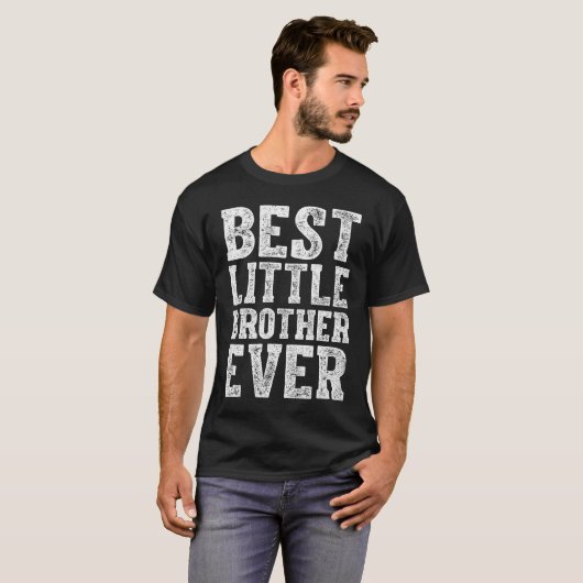 Awesome Cool Lil Bro  Best Little Brother Ever Tシャツ (正面フル)