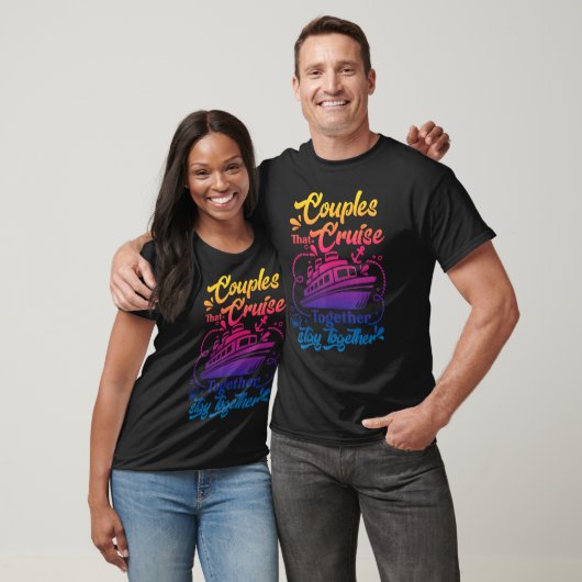 Awesome Couples That Cruise Together Couple Goals Tシャツ (ユニセックス)