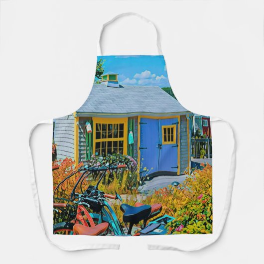 Awesome Cycling Painting エプロン (正面)