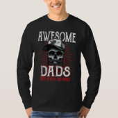 Awesome Dad's Have Tattoos Father Son Daughter Dad Tシャツ (正面)