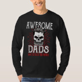 Awesome Dad's Have Tattoos Father Son Daughter Dad Tシャツ (正面)