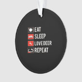 Awesome Deer Lover Creative ModernAcrylic Ornament オーナメント (正面)