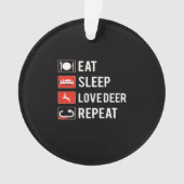 Awesome Deer Lover Creative ModernAcrylic Ornament オーナメント (正面)