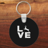 Awesome Deer Lover Trendy Aesthetic DesignKeychain キーホルダー (正面)