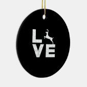 Awesome Deer Lover Trendy Aesthetic DesignOrnament セラミックオーナメント (右)